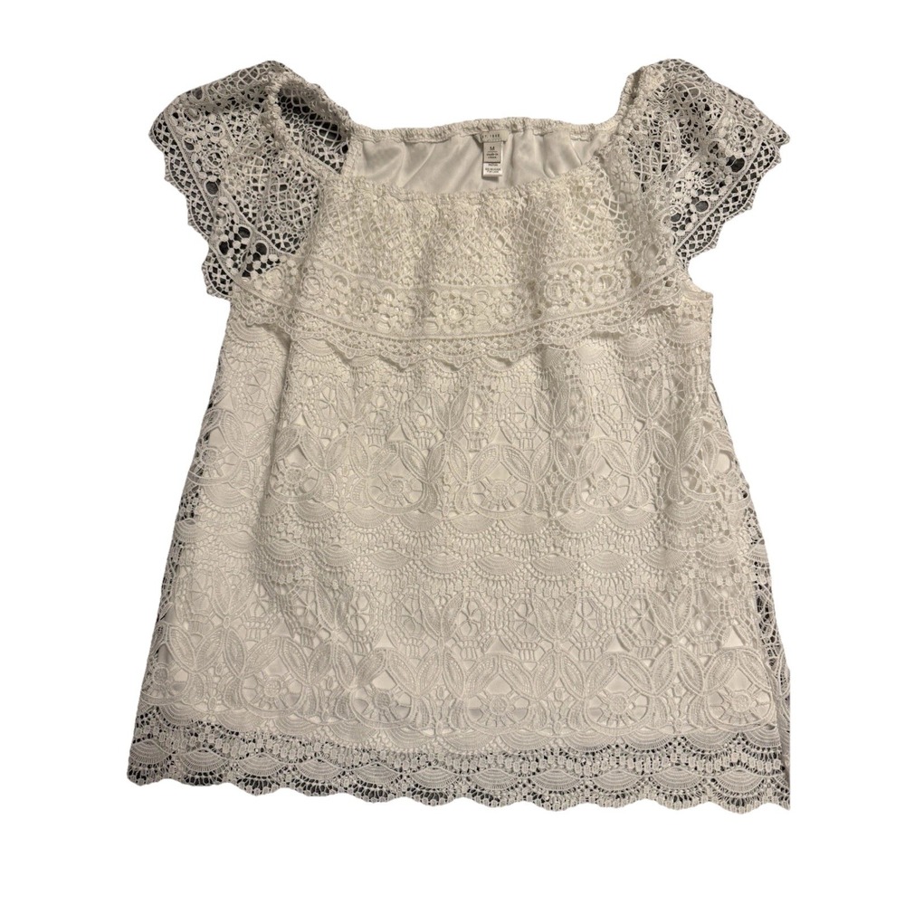 EST. 1946 Lacy Women's Top -size Med - shirt
